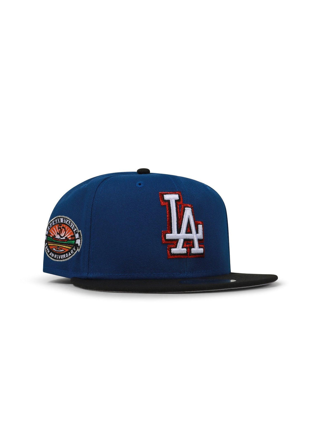 New Era 5950 Dodgers 50Th Anniversary Hat - Blue/Black by Denim Exchange