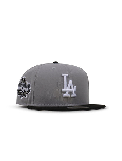 New Era 5950 Dodgers 40Th Anniversary Hat - Gray/Black by Denim Exchange