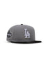 New Era 5950 Dodgers 40Th Anniversary Hat - Gray/Black by Denim Exchange