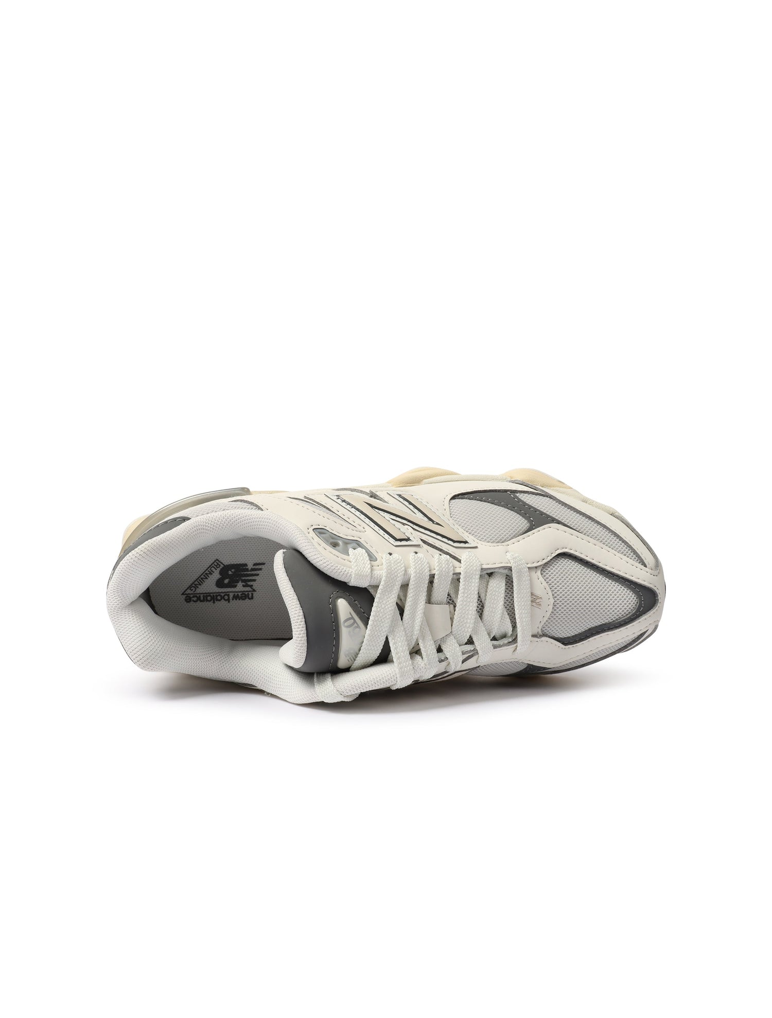 New Balance Big Kids 9060 Lifestyle Shoes - White/Grey by Denim Exchange