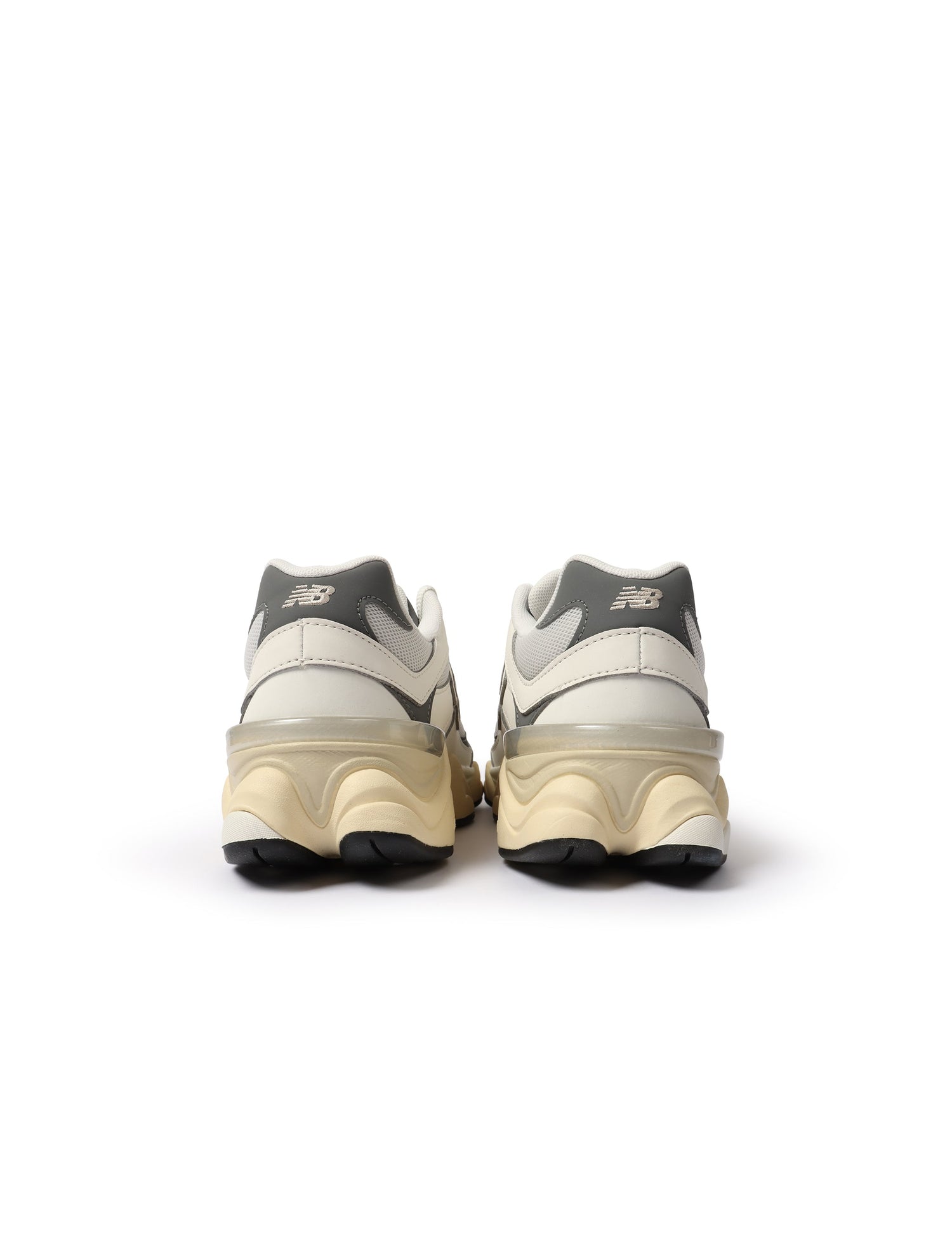 New Balance Big Kids 9060 Lifestyle Shoes - White/Grey by Denim Exchange