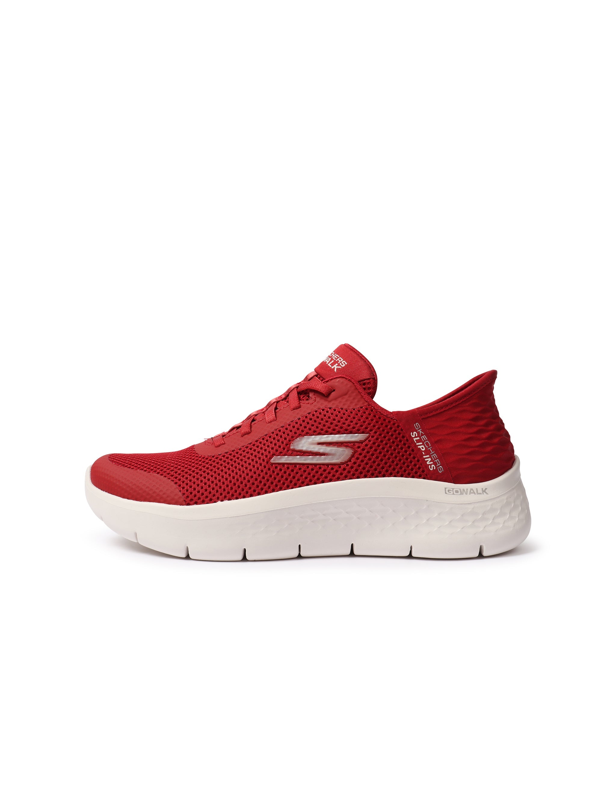 Skechers Womens Go Walk Flex Grand Entry - Red by Denim Exchange