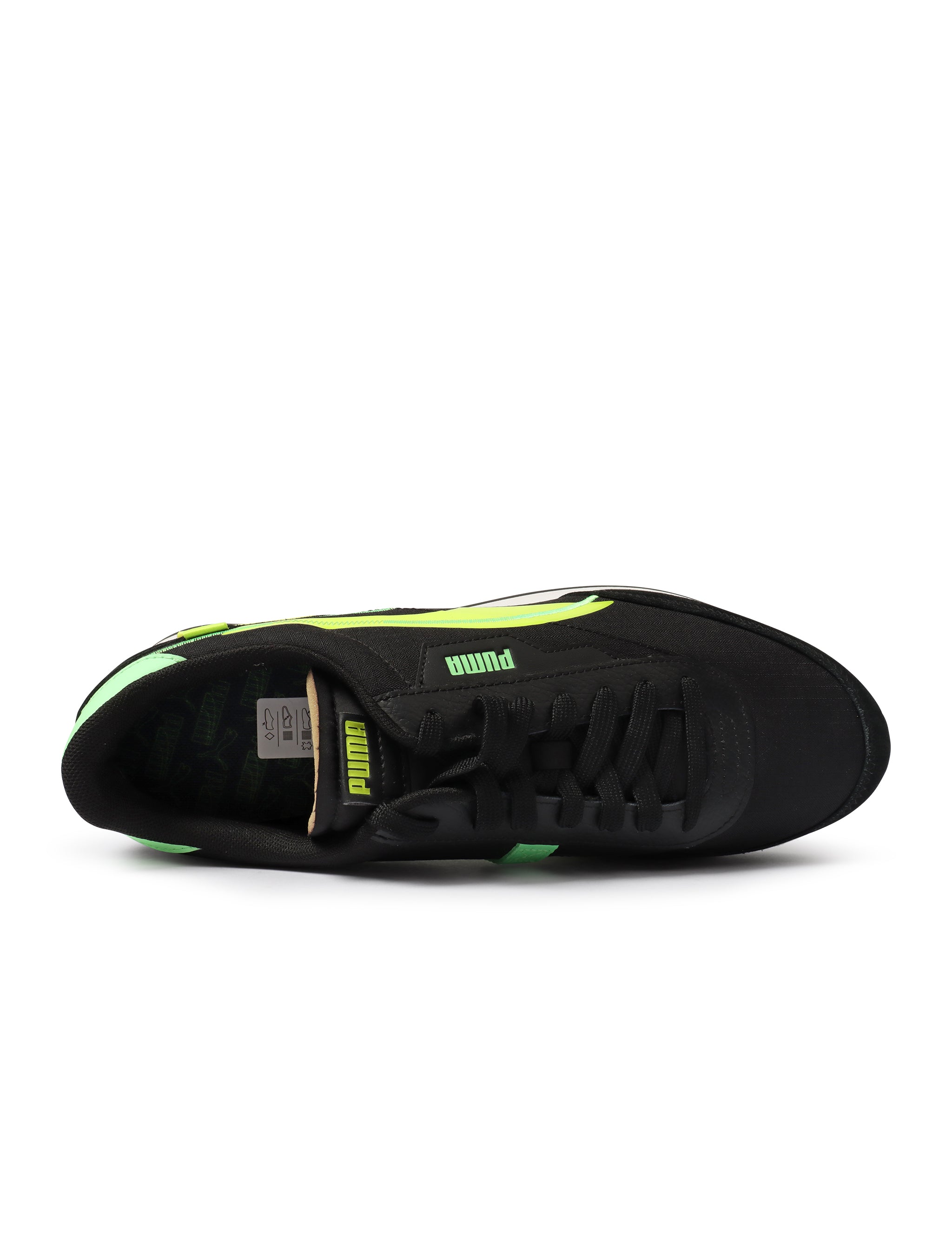Puma Future Rider Twofold - Black/Yellow by Denim Exchange