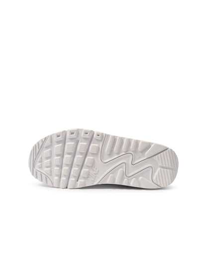 Nike Big Kids Airmax 90 LTR - White/White by Denim Exchange