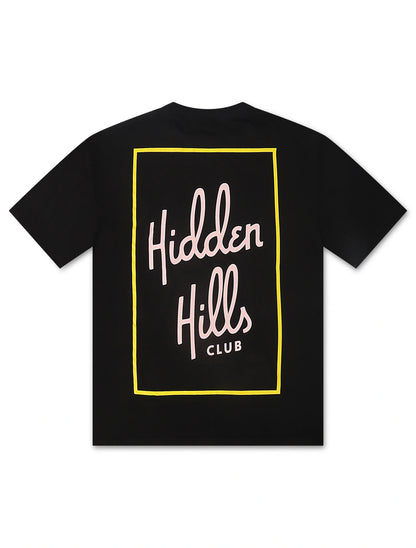 Hidden Hills Shield Tee - Black by Denim Exchange