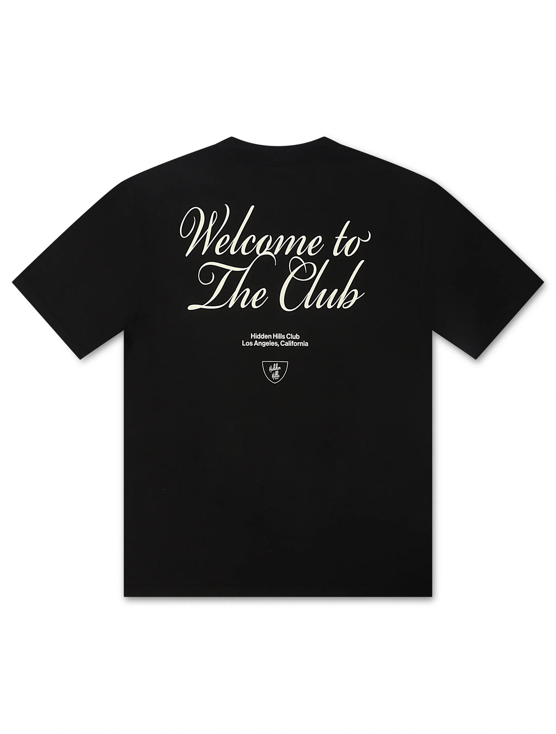 Hidden Hills Welcome to the Club Tee - Black by Denim Exchange