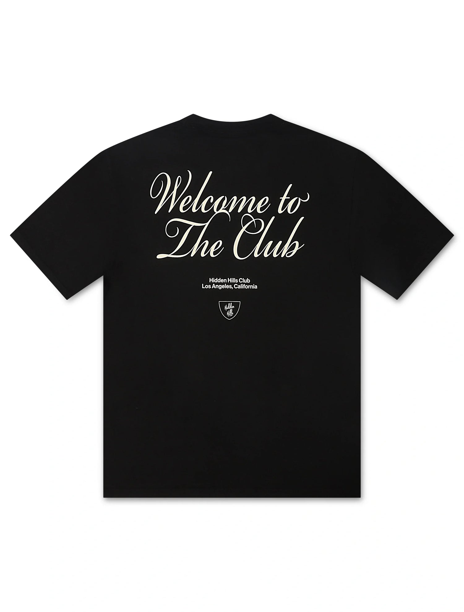Hidden Hills Welcome to the Club Tee - Black by Denim Exchange