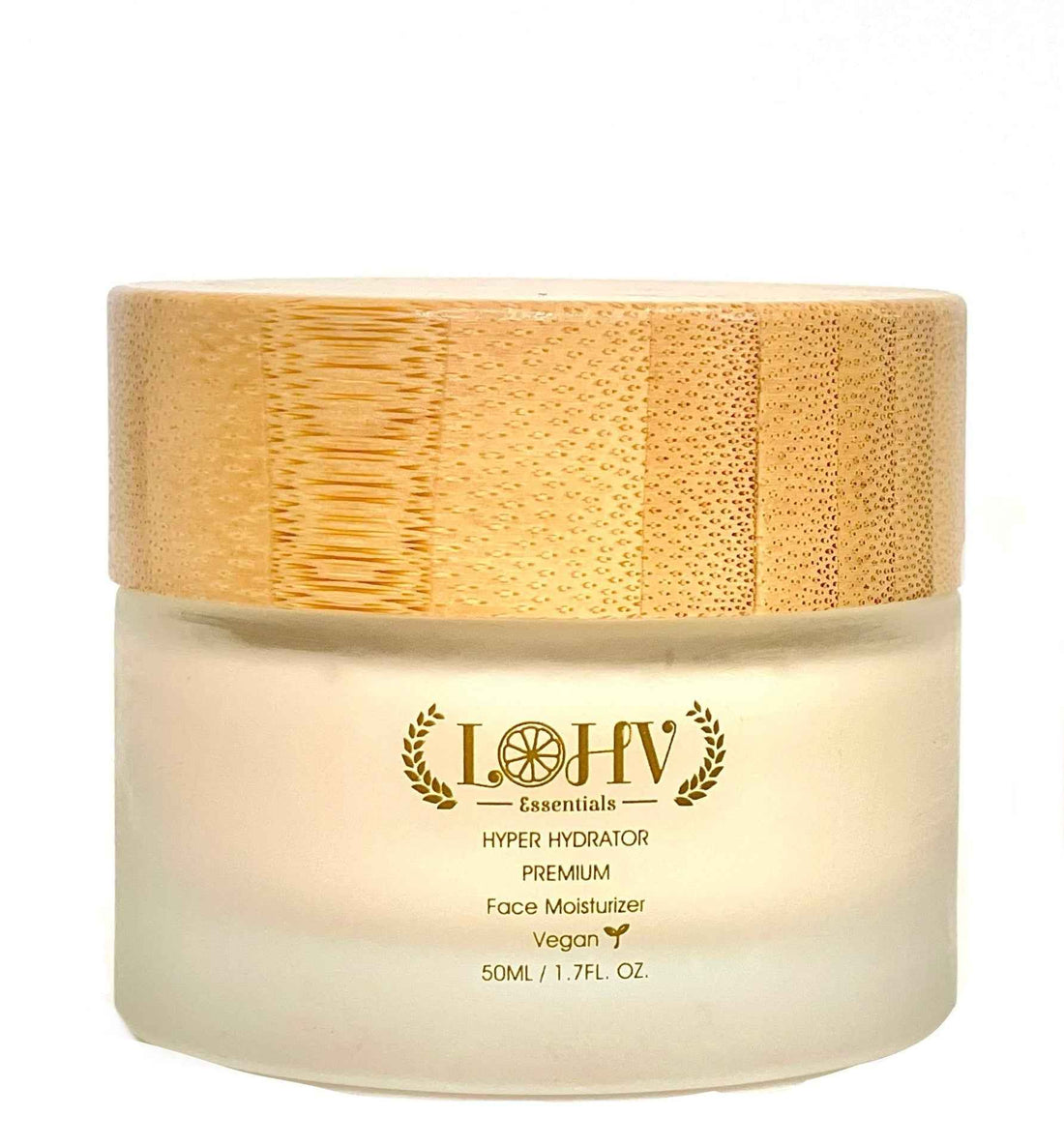 PREMIUM 100% VEGAN HYPER HYDRATOR Face Moisturizer With SPF 30 + Hyaluronic Acid + Lactic acid + Vitamin C + Kombucha