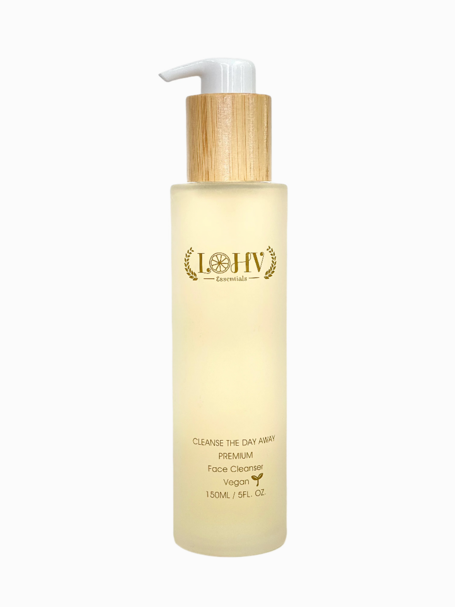 PREMIUM 100% Vegan Hydrating Facial Cleanser, Moisturizing Face Wash For All Skin Types, Hyaluronic Acid + Ginger Water + Lactic acid + Glycolic acid, Fragrance Free &amp; Paraben Free, Non-Drying Oil Control Face Wash. by LOHV ESSENTIALS