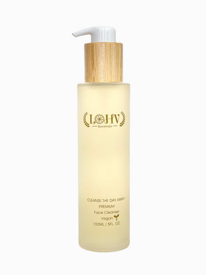 PREMIUM 100% Vegan Hydrating Facial Cleanser, Moisturizing Face Wash For All Skin Types, Hyaluronic Acid + Ginger Water + Lactic acid + Glycolic acid, Fragrance Free &amp; Paraben Free, Non-Drying Oil Control Face Wash. by LOHV ESSENTIALS