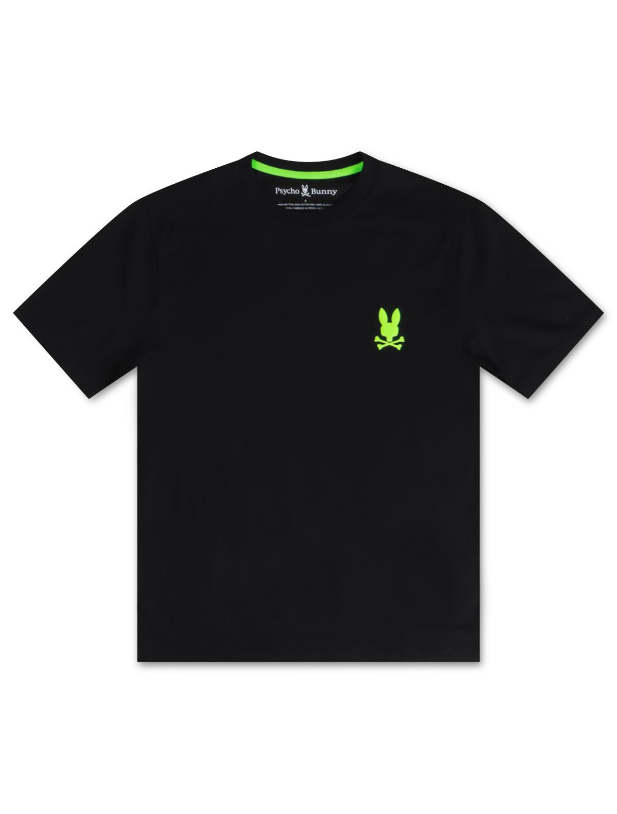 Psycho Bunny Mens Maybrook Back Graphic Tee - Blk by Denim Exchange