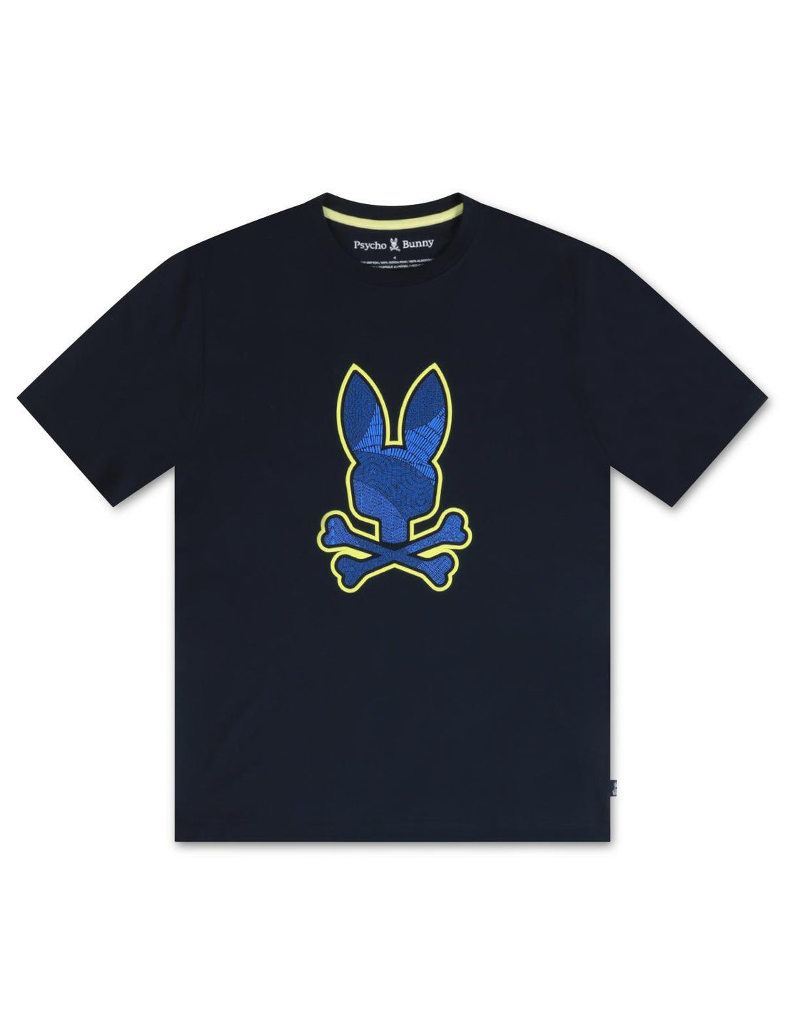 Psycho Bunny Mens Lenox Graphic Tee - Navy by Denim Exchange