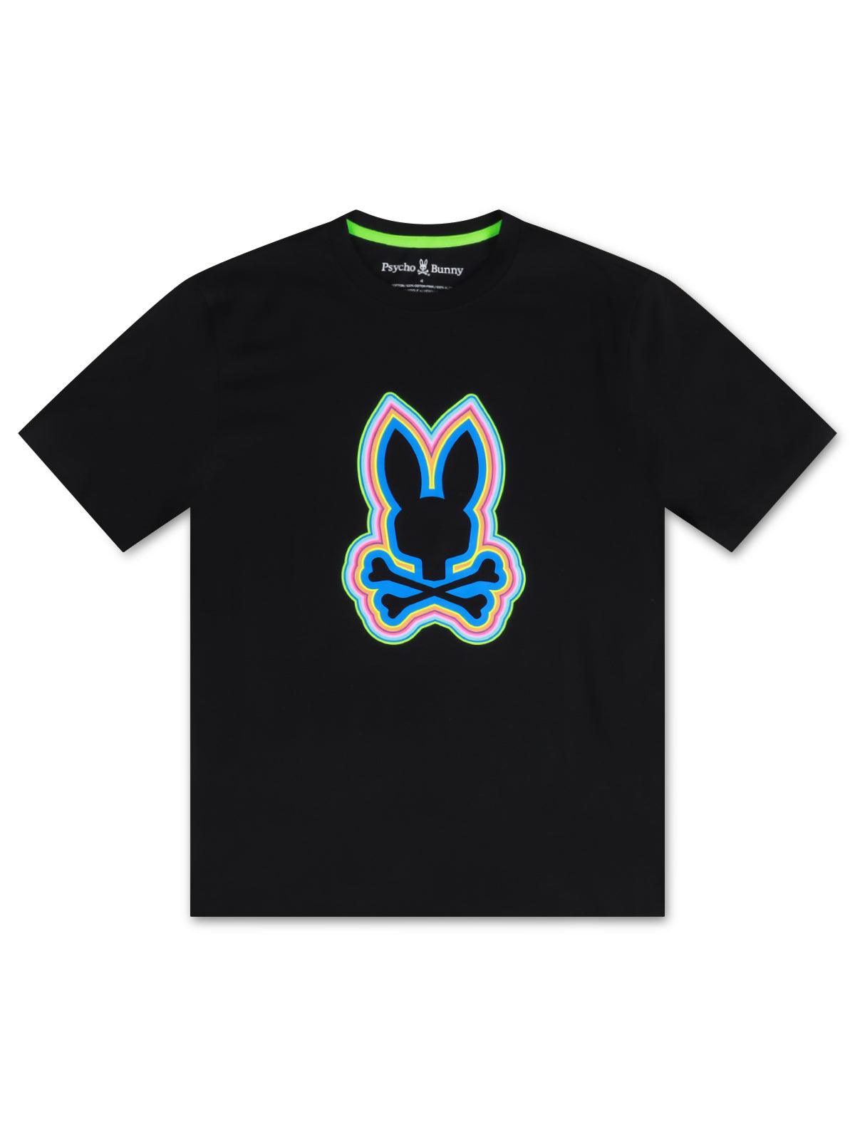 Psycho Bunny Mens Maybrook Tee - Black by Denim Exchange