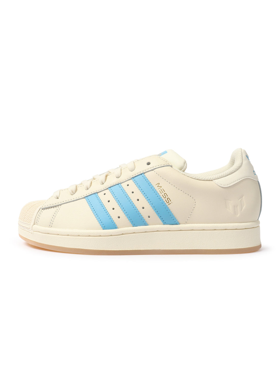Adidas Mens Superstar Messi Shoes - Cream by Denim Exchange