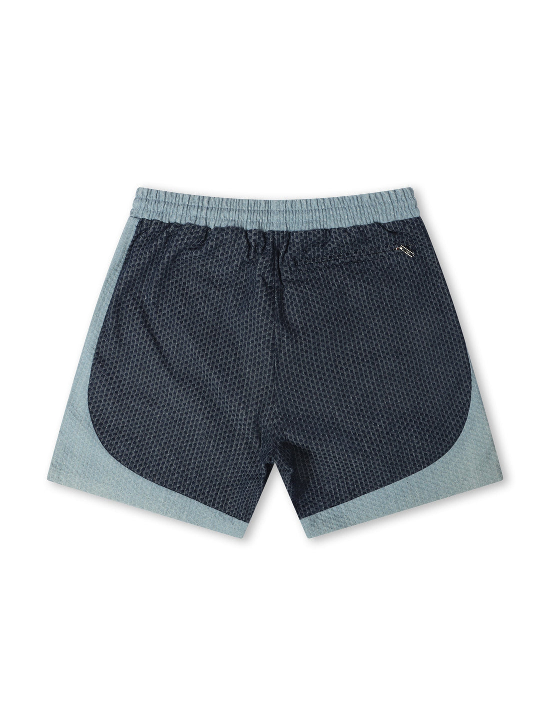 Sugarhill Summerland Jacquard Shorts - Light Blue by Denim Exchange