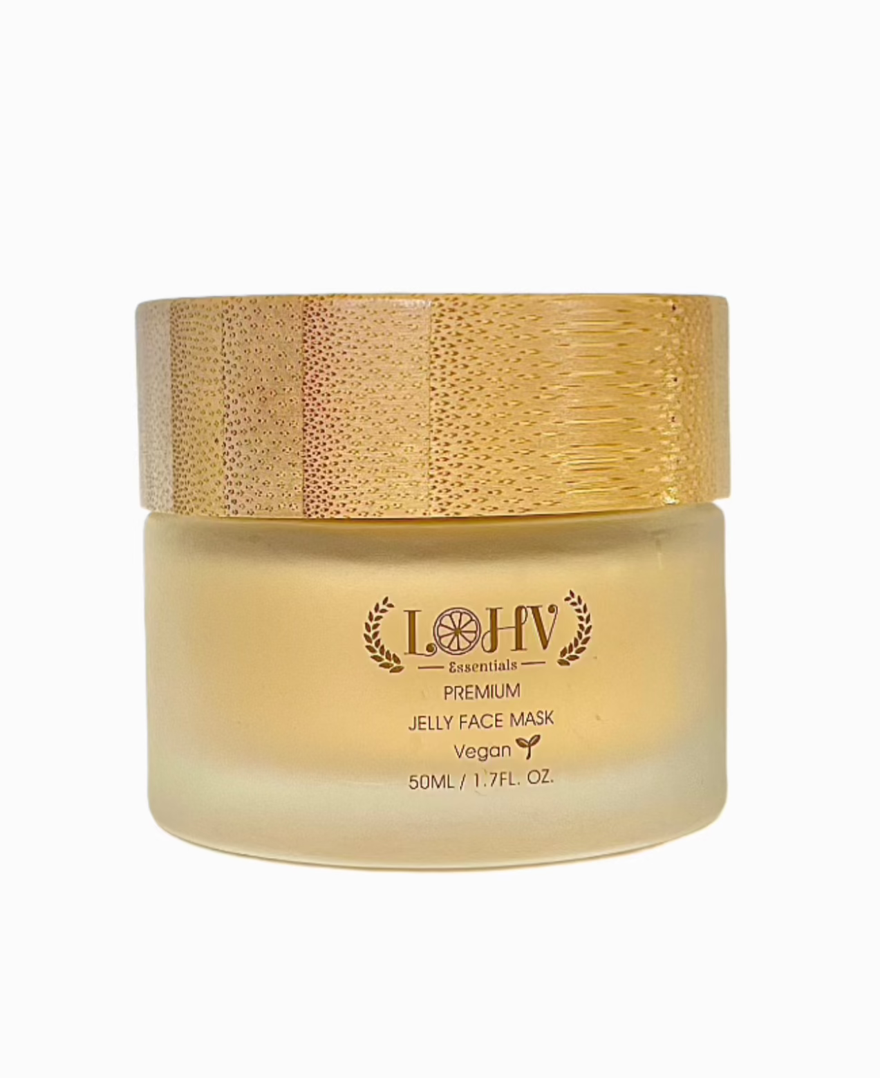 PREMIUM 100% VEGAN Rejuvenating JELLY FACE MASK With Retinol + Turmeric + Aloe Vera + Lactic acid + Rosemary Leaf