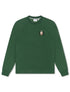Lacoste Embroidered Shield Sweatshirt - Green by Denim Exchange