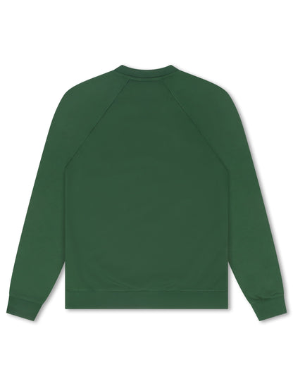 Lacoste Embroidered Shield Sweatshirt - Green by Denim Exchange