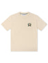Lacoste Embroidered Badge Tee - Cream by Denim Exchange