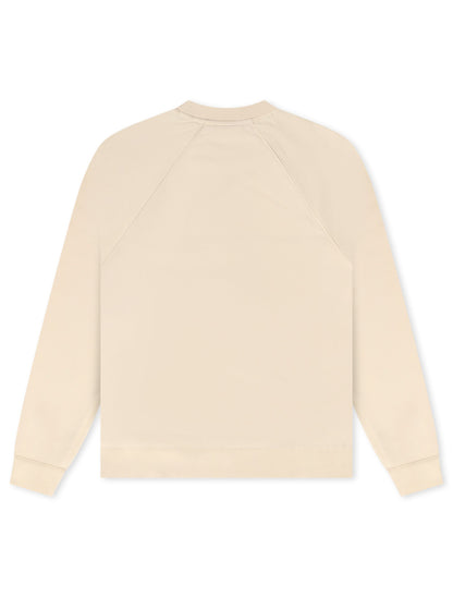 Lacoste Embroidered Shield Sweatshirt - Cream by Denim Exchange