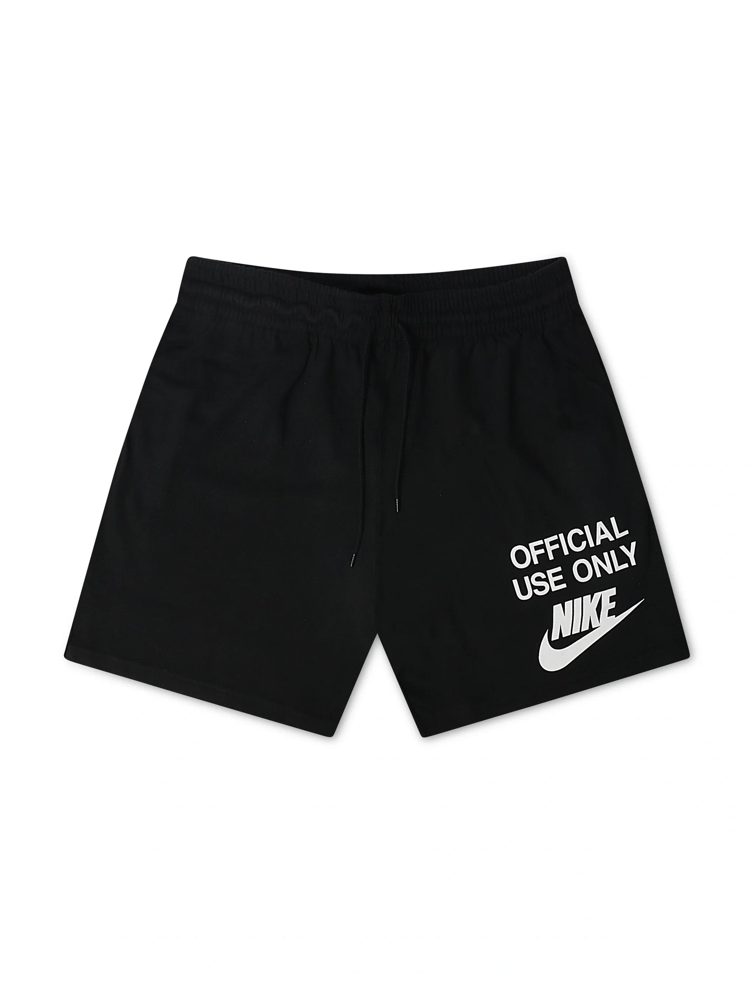 Nike Mens Club Knit Shorts - Black/White by Denim Exchange