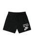 Nike Mens Club Knit Shorts - Black/White by Denim Exchange