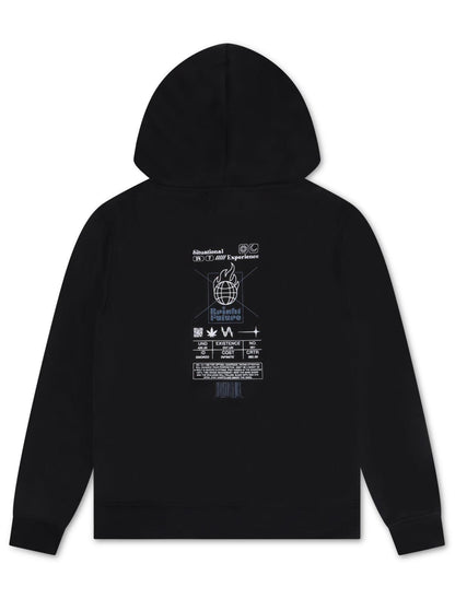 Underrated Bright Future Hoodie - Black by Denim Exchange