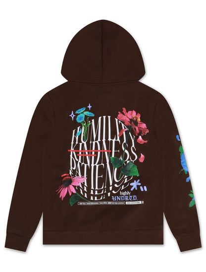 Underrated Humility &amp; Kindness Hoodie - Brown by Denim Exchange