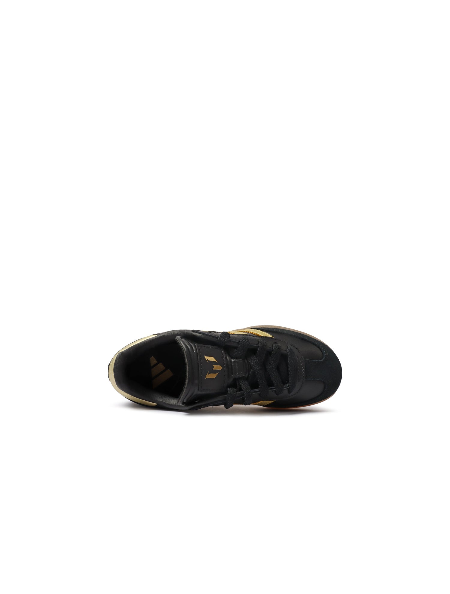 Adidas (PS) Samba Messi Indoor Soccer Shoes - Black/Gold by Denim Exchange