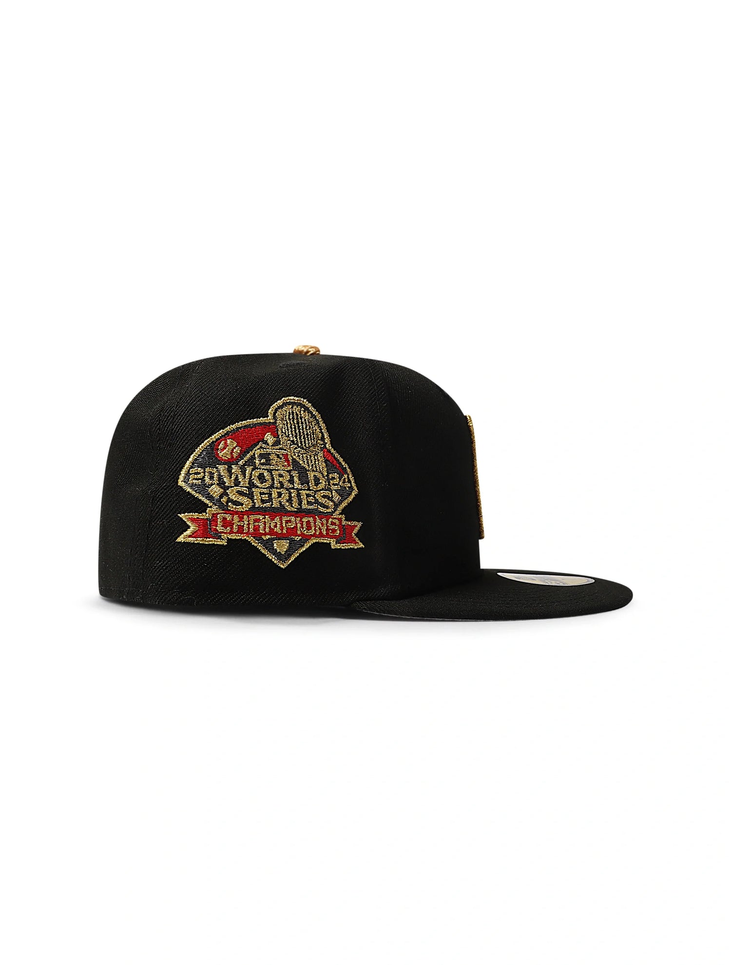 New Era 5950 LA Dodgers World Series Champions - Black/Gold by Denim Exchange
