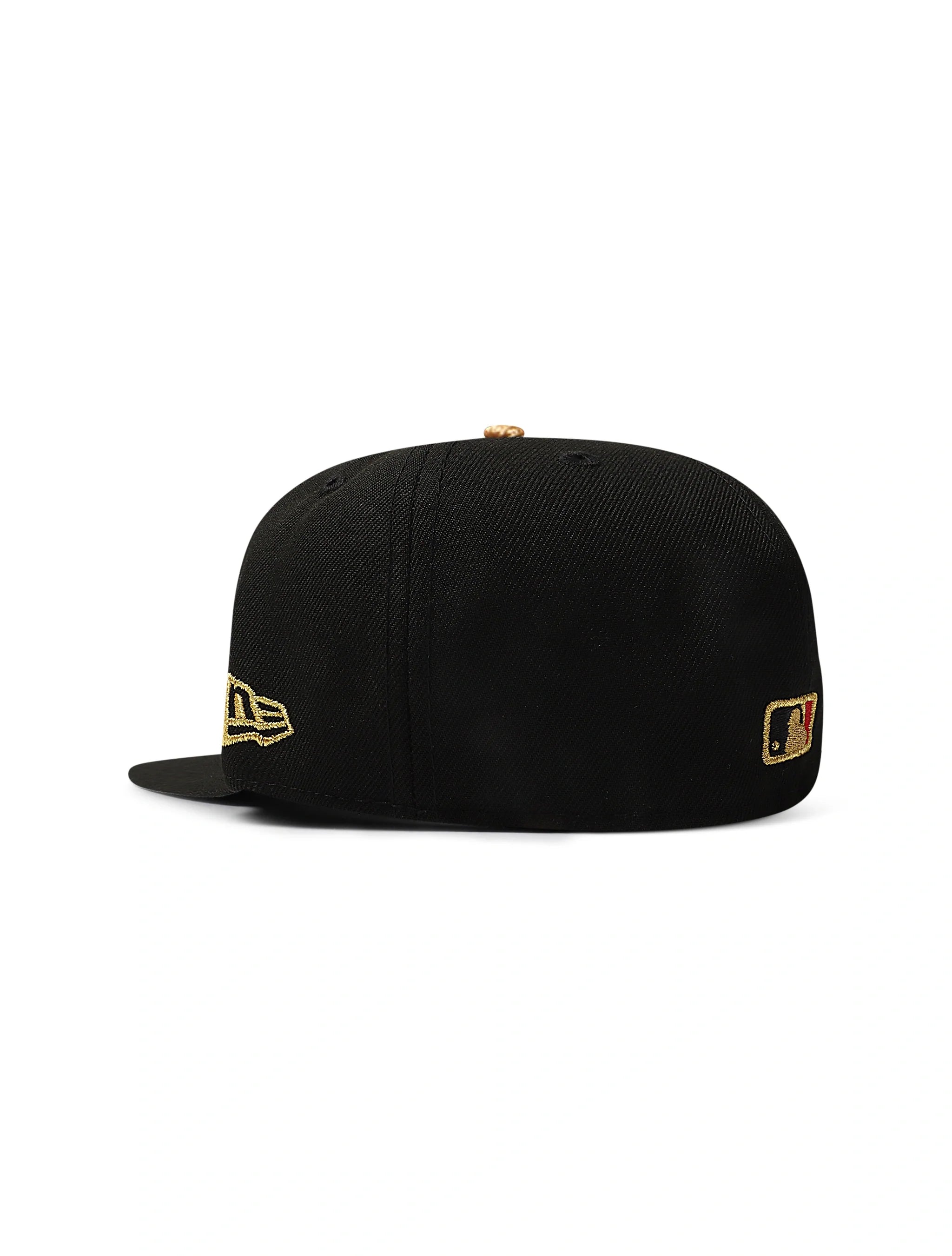 New Era 5950 LA Dodgers World Series Champions - Black/Gold by Denim Exchange