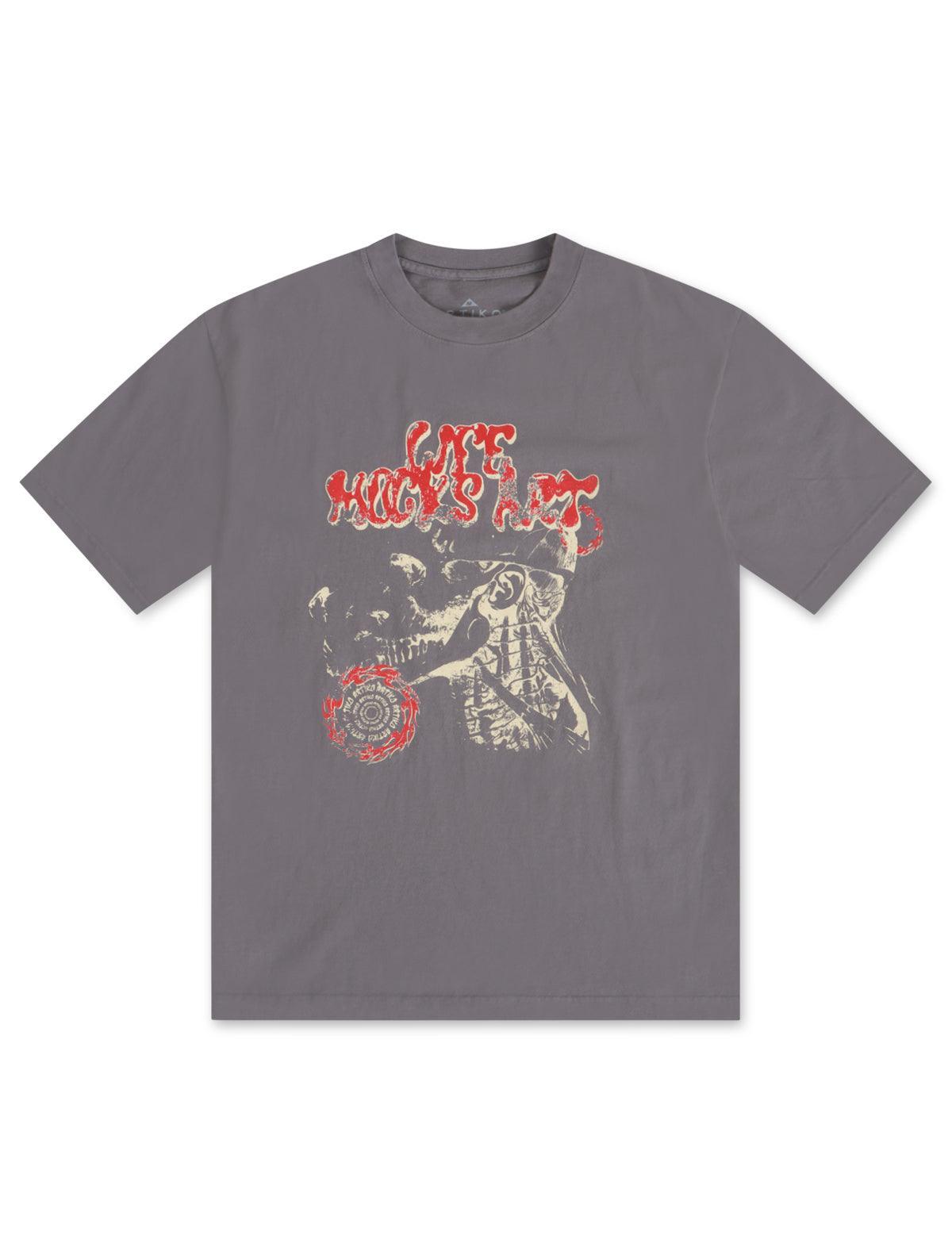 Artiko Life Mocks Art Tee - Grey by Denim Exchange