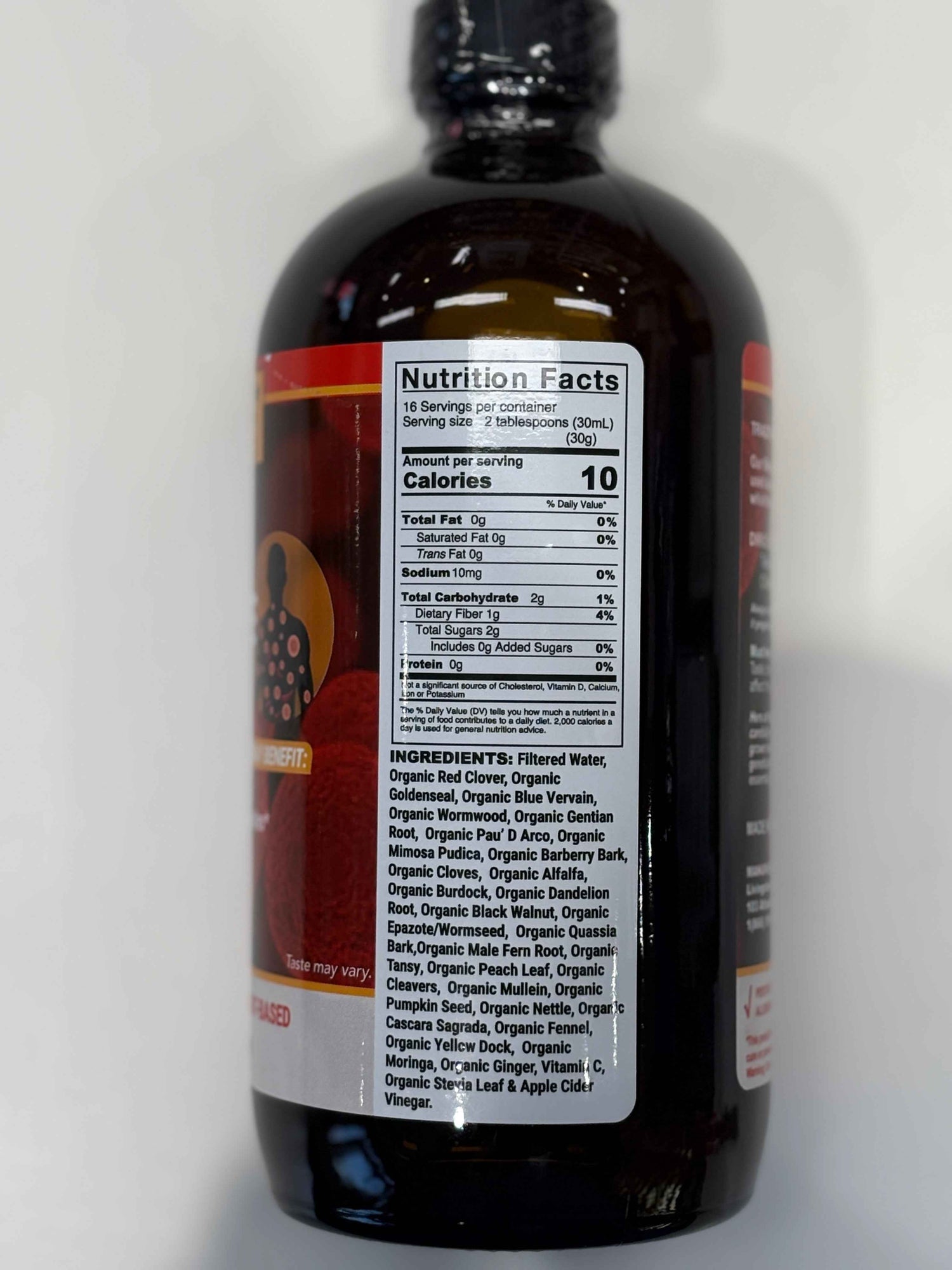 Organic Herbal Liquid Blood &amp; Parasite Cleanse