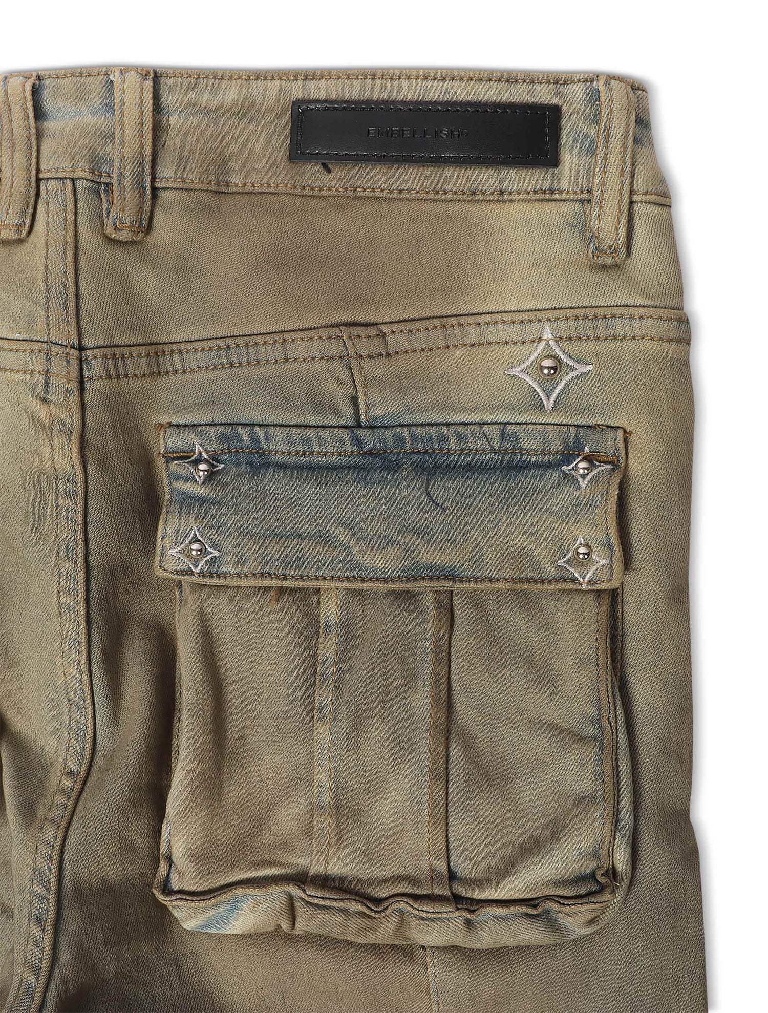 Embellish Canus Cargo Denim - Sand Wash by Denim Exchange