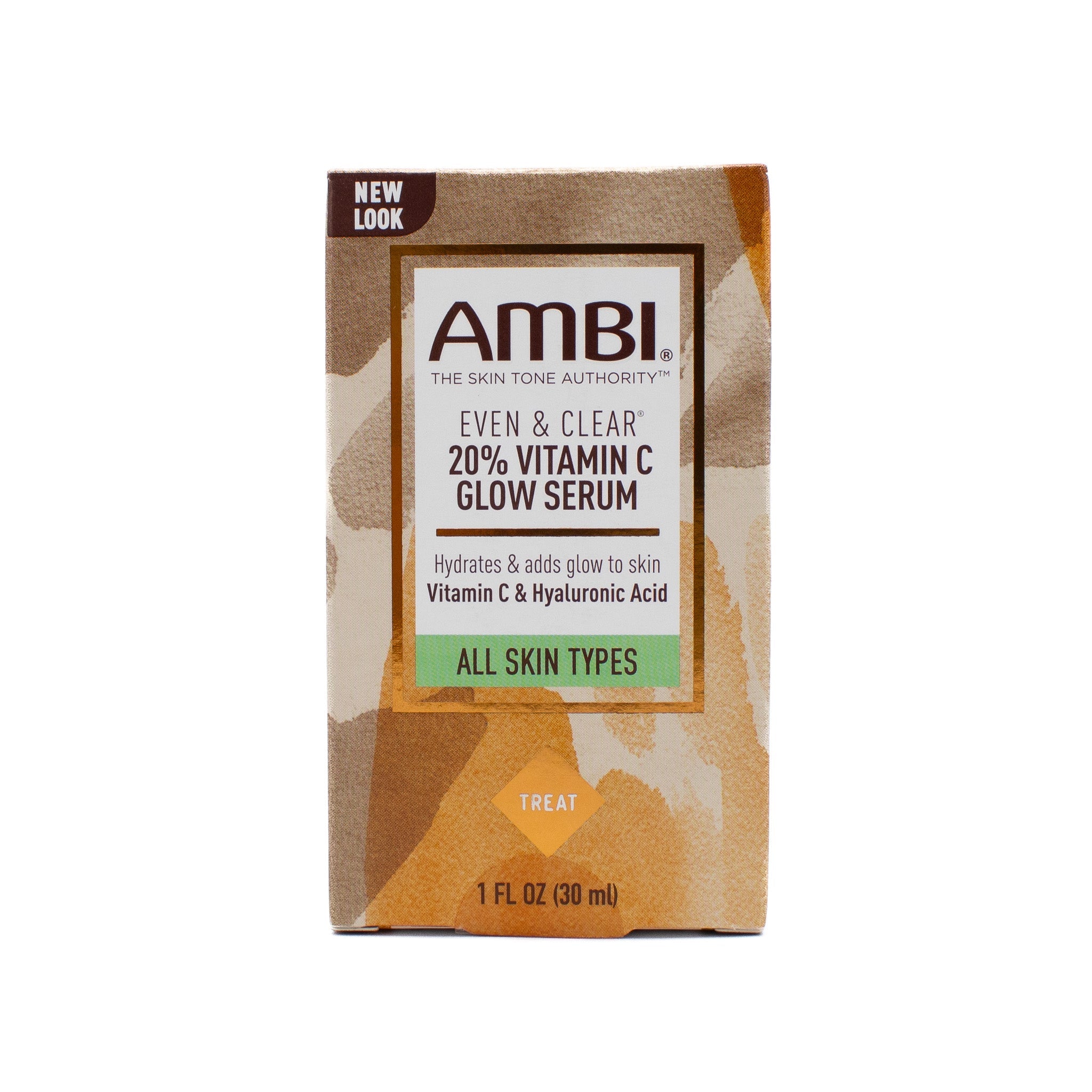 AMBI Even &amp; Clear 20% Vitamin C Glow Serum 1oz - New