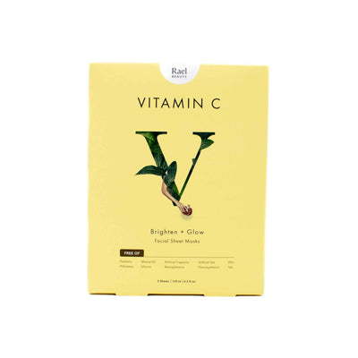 Rael Beauty Vitamin C Facial Sheet Mask 5ct - New