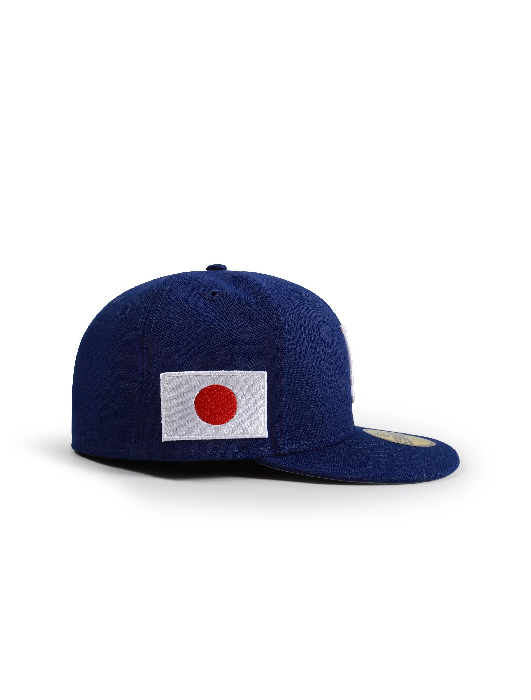 New Era 5950 La Dodgers Japan Patch Hat - Royal by Denim Exchange
