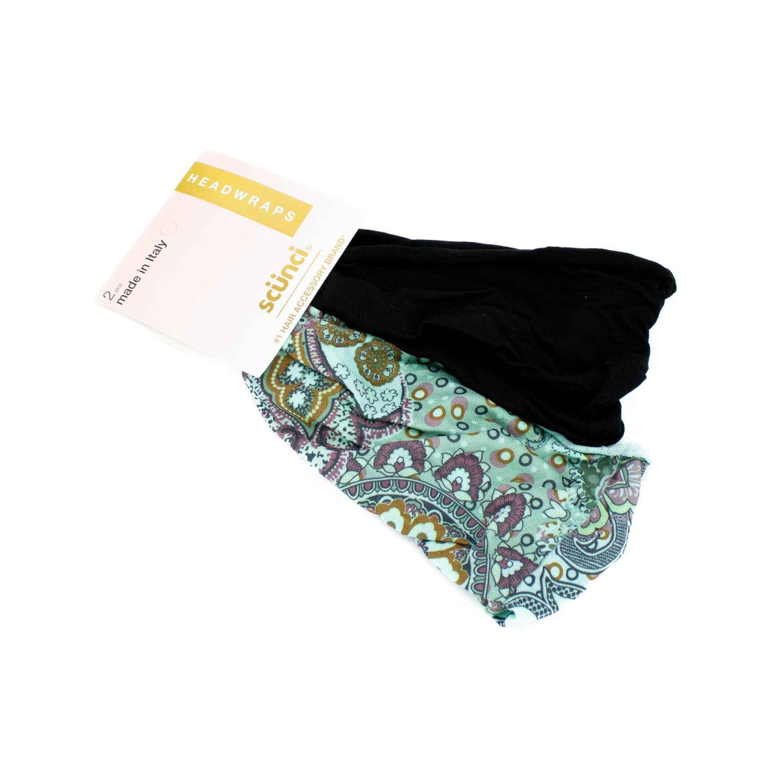 Scunci No Damage Seamless Headwraps Solid &amp; Paisley - New