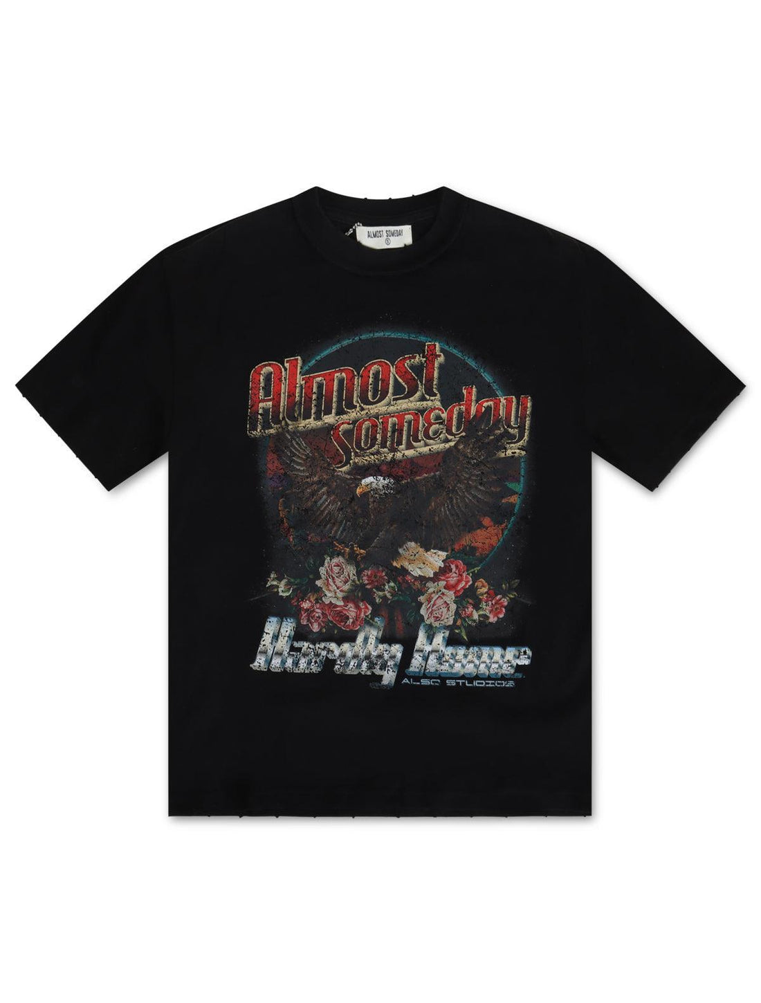 Almost Someday Hardly Home Tee - Vintage Black by Denim Exchange