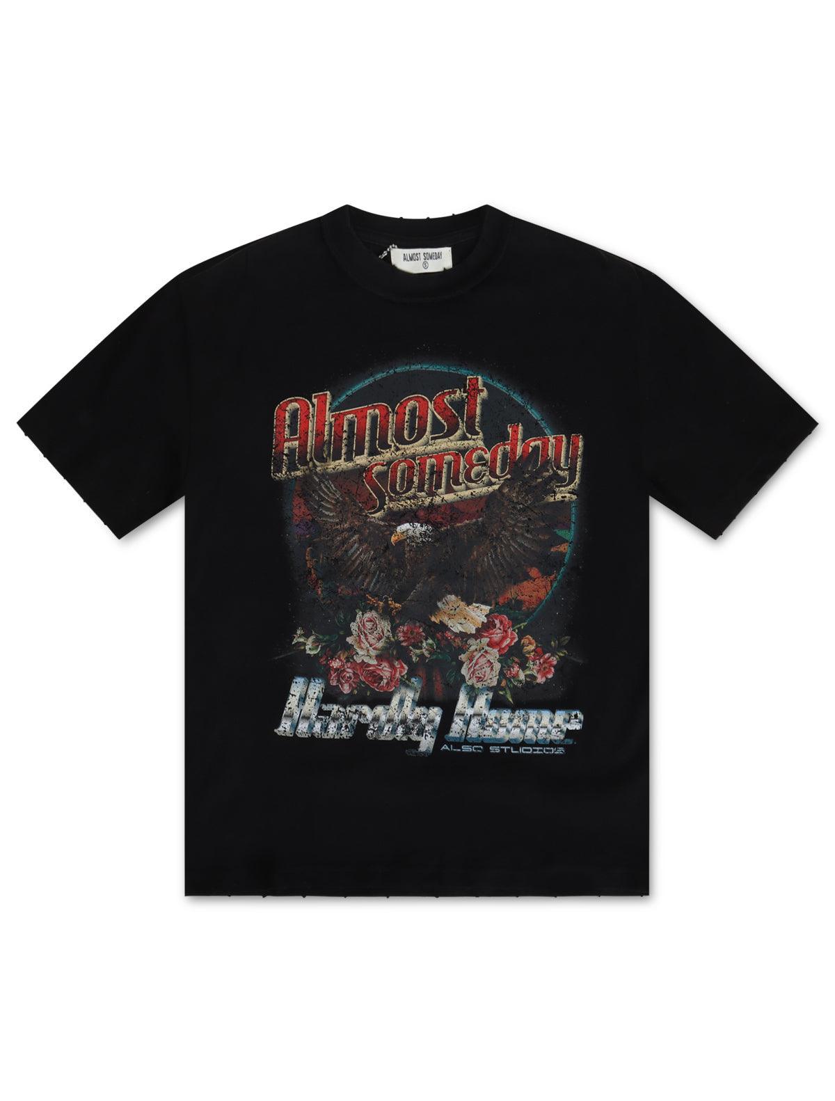 Almost Someday Hardly Home Tee - Vintage Black by Denim Exchange