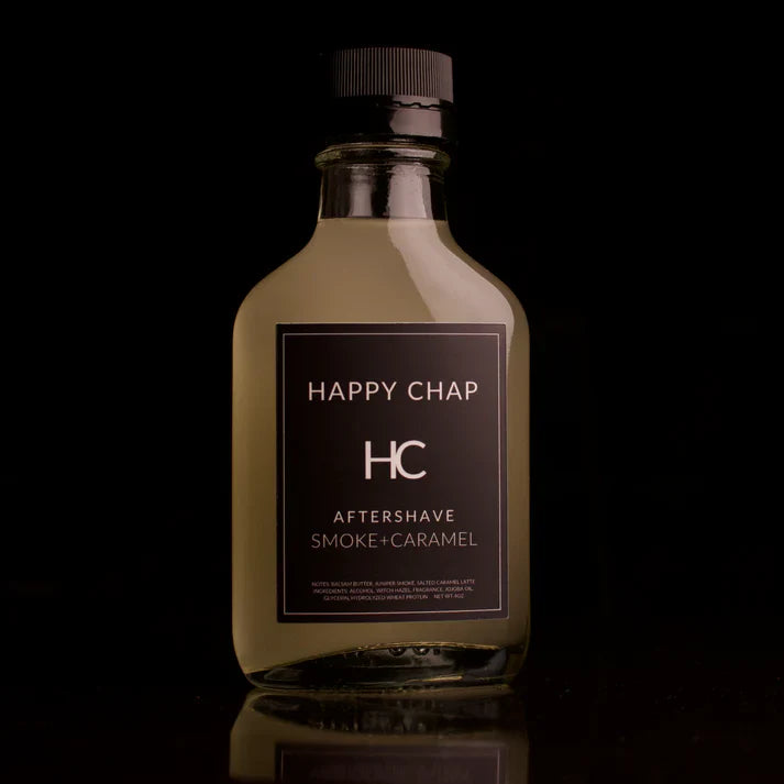 Happy Chap Smoke + Caramel Shaving Collection by Pasteur Pharmacy