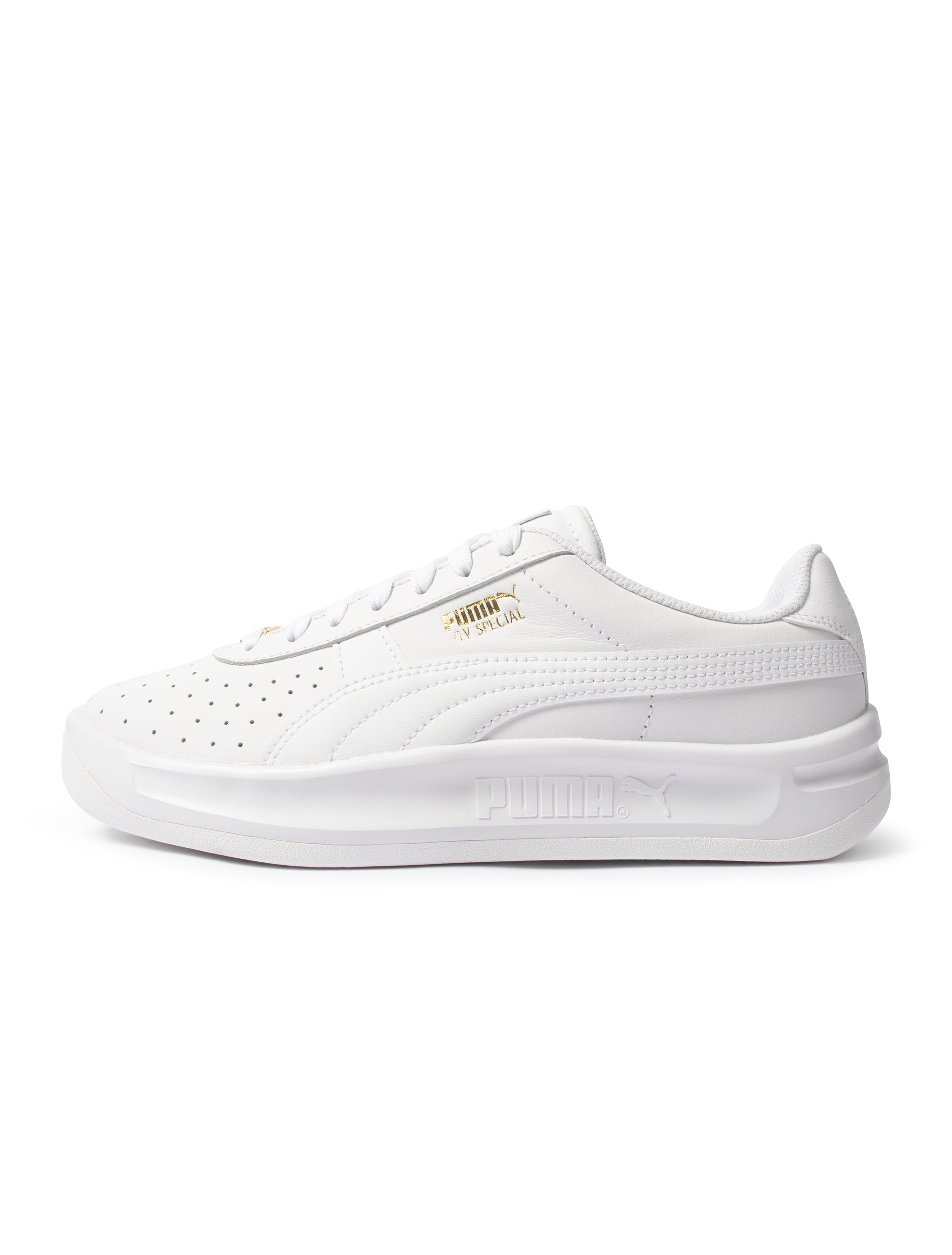 Puma Suede GV Special Sneaker - White/Gold by Denim Exchange