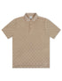 Kuwalla Jacquard Polo - Beige by Denim Exchange