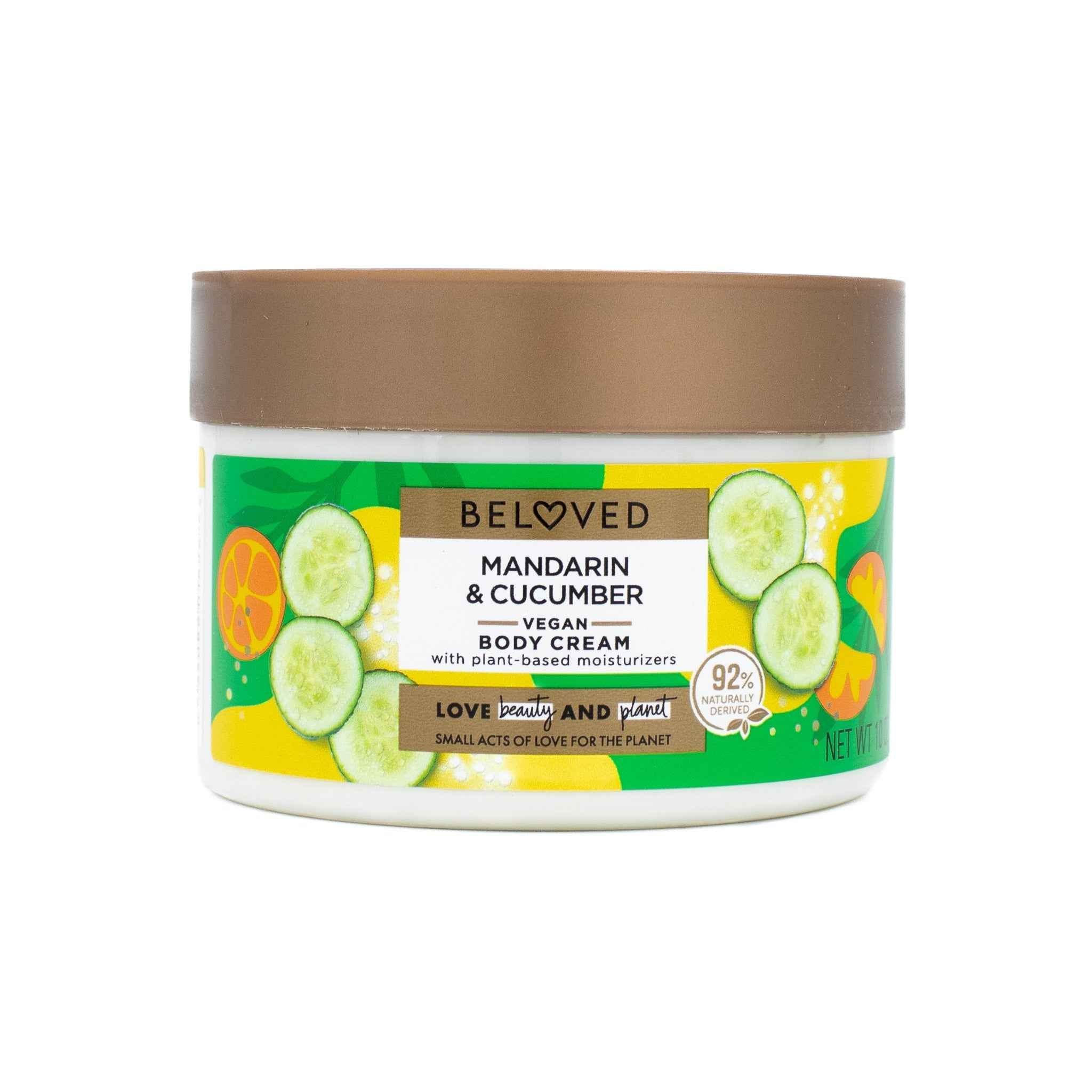 Beloved Mandarin &amp; Cucumber Water Body Cream 10oz - New