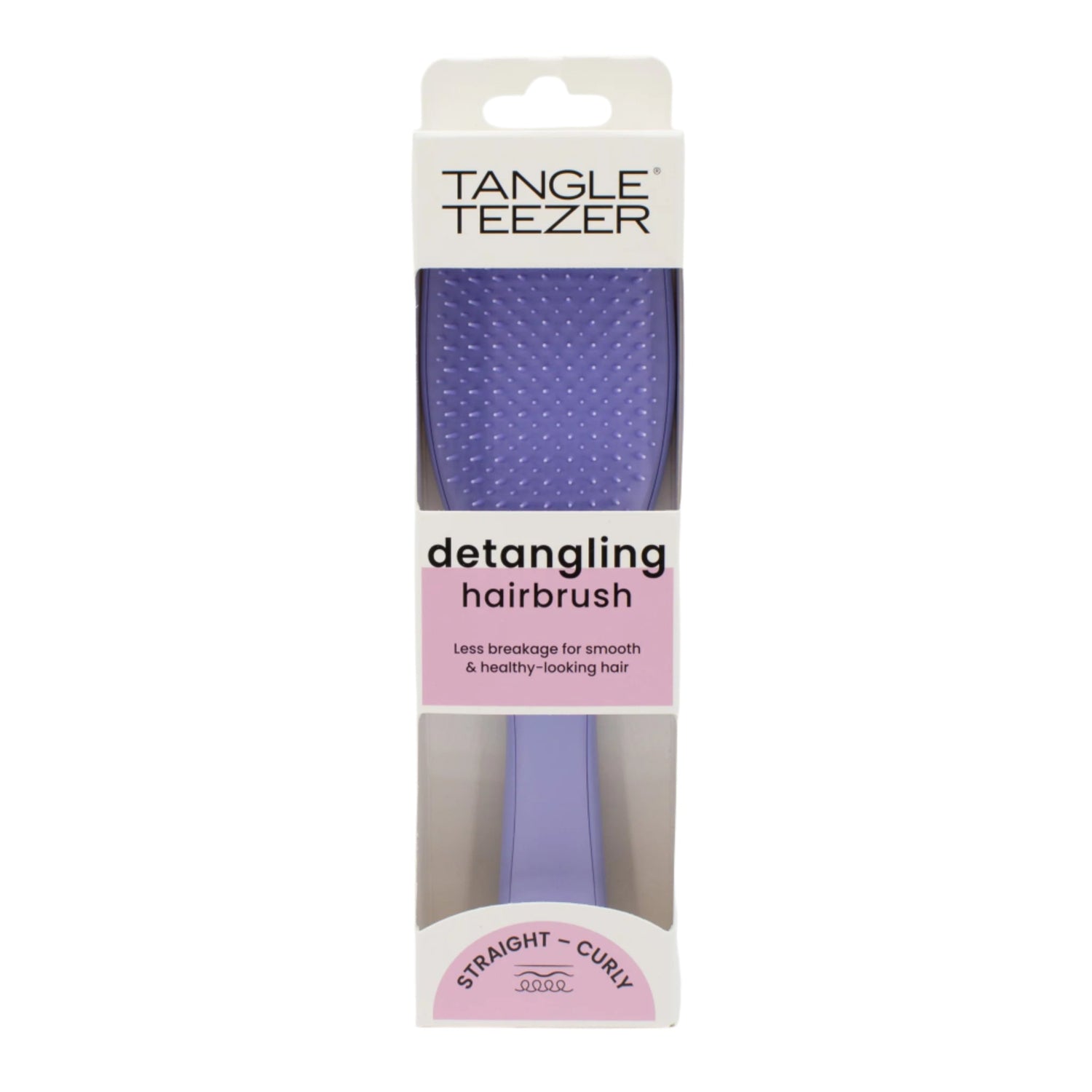 Tangle Teezer Detangling Hairbrush Straight or Curly in Purple - New by This is Beauty US
