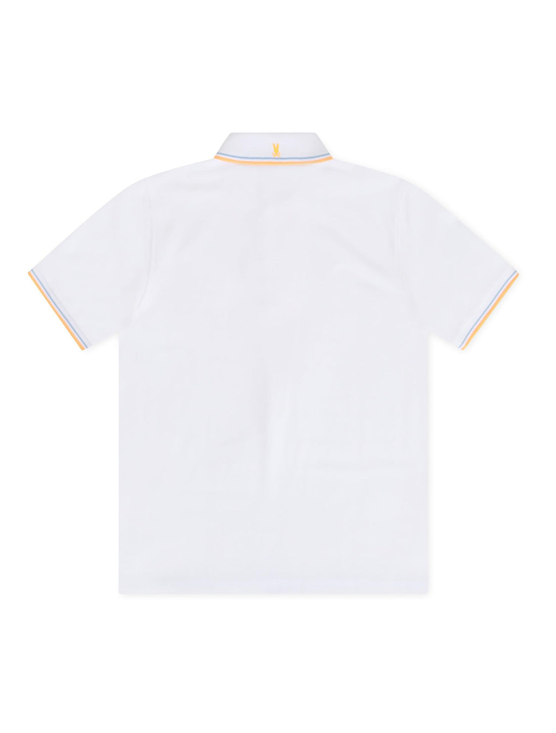 Psycho Bunny Wasterlo Pique Polo - White by Denim Exchange