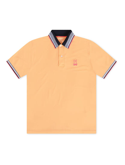 Psycho Bunny Portland Sport Mesh Polo - Mock Orange by Denim Exchange
