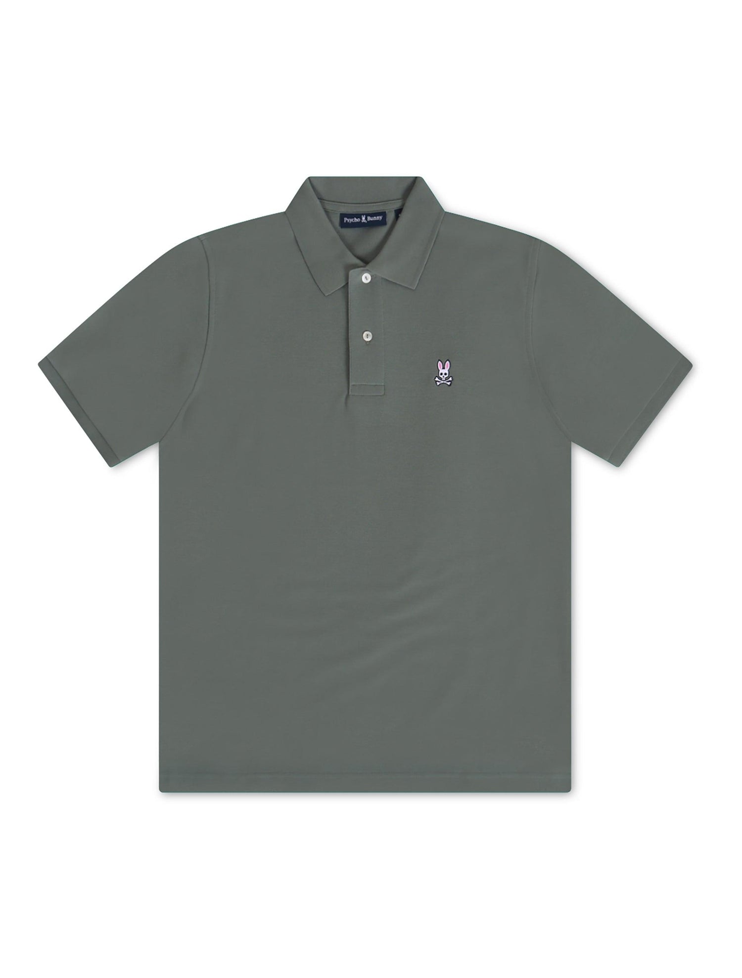 Psycho Bunny Classic Pique Polo - Agave Green by Denim Exchange