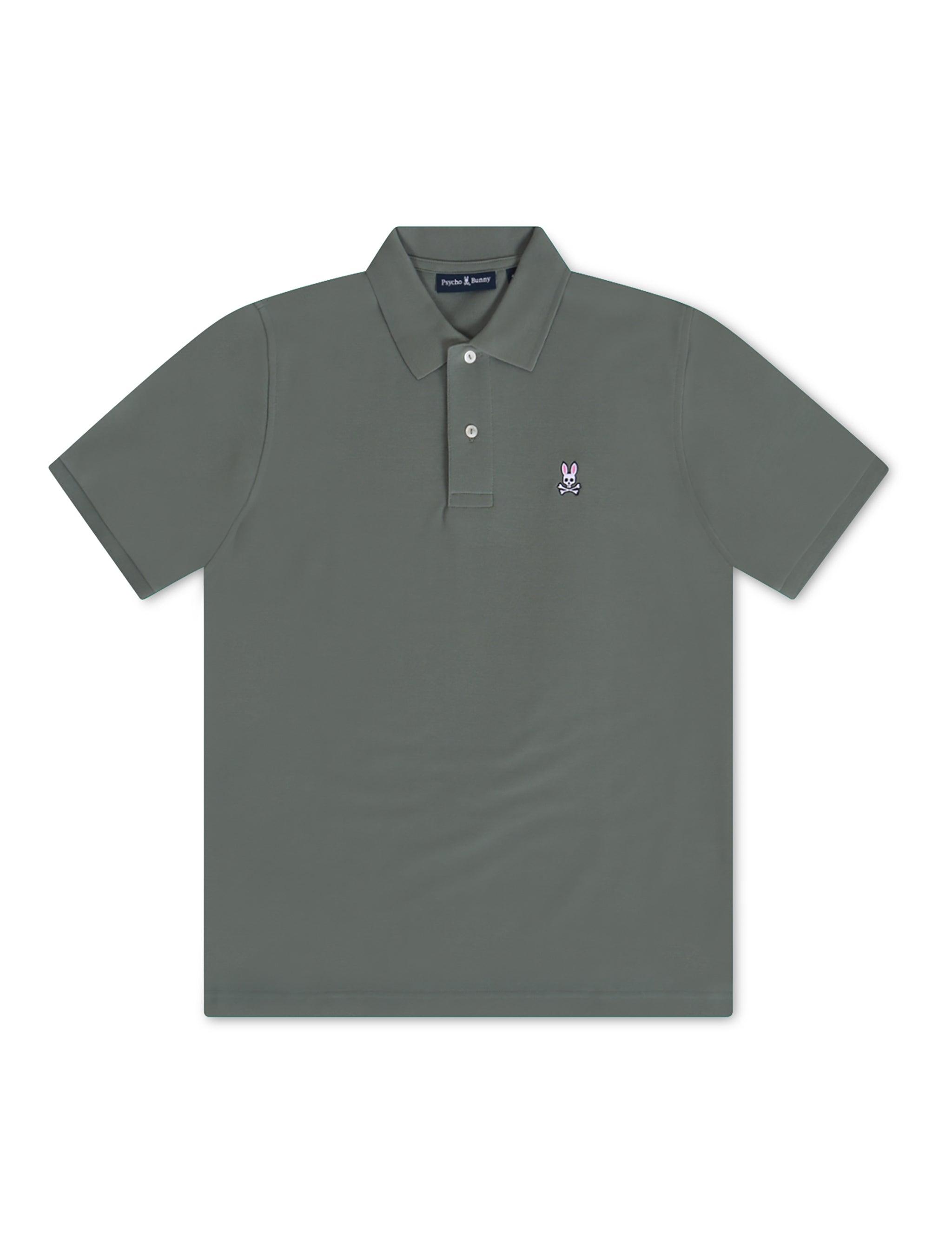 Psycho Bunny Classic Pique Polo - Agave Green by Denim Exchange