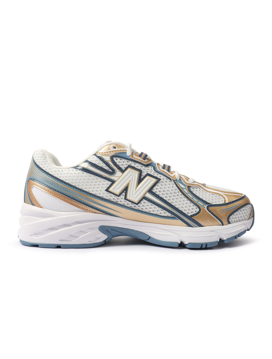 New Balance Mens 740 Shoes - Heron Blue by Denim Exchange